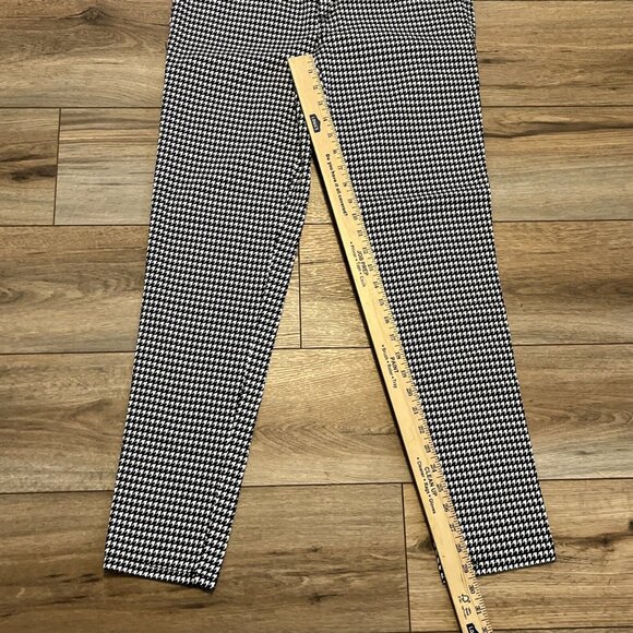 Women's Dang Goodman Tripp NYC Houndstooth Skinny Jeans SZ 11 Black Rocker Pants - Picture 4 of 14